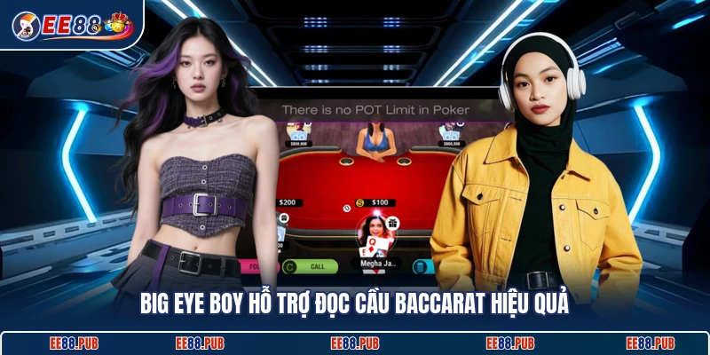 Big Eye Boy hỗ trợ đọc cầu baccarat hiệu quả